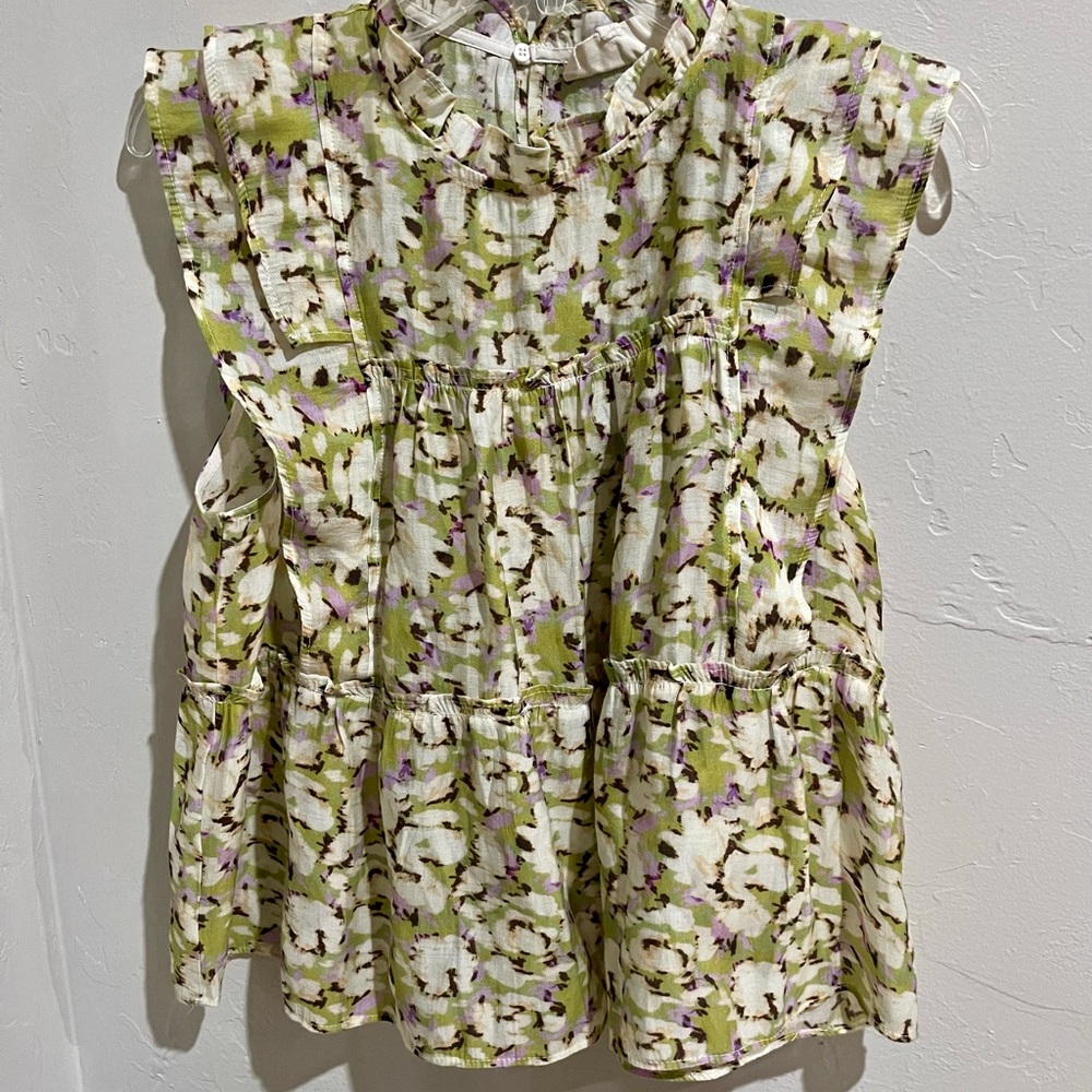 MELLODAY Multicolor Sleeveless Blouse
